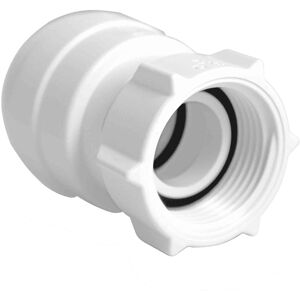 John Guest Female Coupler 15mm X 3/4 in White White John Guest Female Coupler 15mm X 3/4 in White White