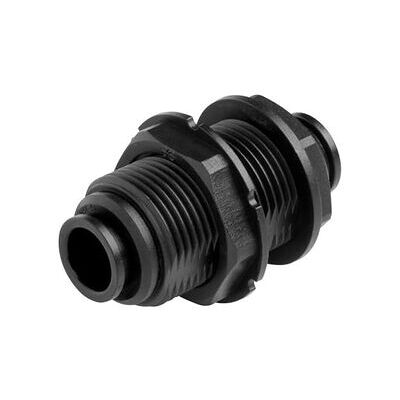 John Guest 12mm Bulkhead Union - PM1212E in Black Black John Guest 12mm Bulkhead Union - PM1212E in Black Black