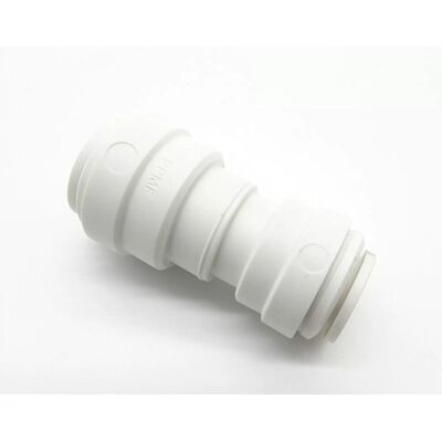 John Guest 15mm Female to 12mm Female Reducer PPM201512W in White White John Guest 15mm Female to 12mm Female Reducer PPM201512W in White White