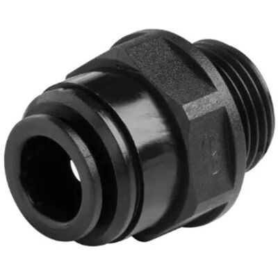 John Guest 15mm X 3/4 BSP Male Connector PM011516E in Black Black John Guest 15mm X 3/4 BSP Male Connector PM011516E in Black Black