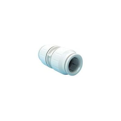 John Guest Straight Coupler 10mm (Pack Of 10) in White White John Guest Straight Coupler 10mm (Pack Of 10) in White White