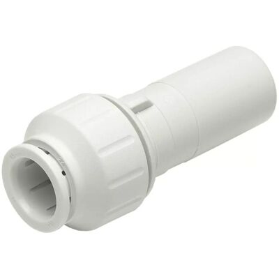 John Guest Fitting Reducer 15 X 10mm Pem061510W (Pack Of 10) in White White John Guest Fitting Reducer 15 X 10mm Pem061510W (Pack Of 10) in White White