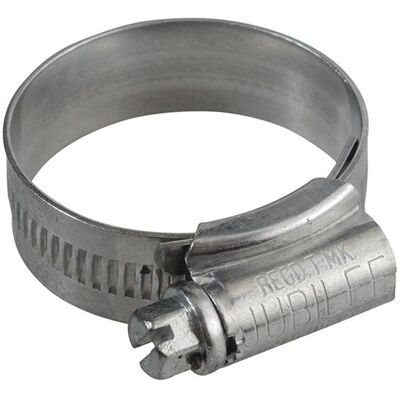 Jubilee Zinc Plated Hose Clip in Metallic Silver Metallic Silver Jubilee Zinc Plated Hose Clip in Metallic Silver Metallic Silver