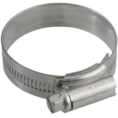 Jubilee Zinc Plated Hose Clip in Metallic Silver Metallic Silver Jubilee Zinc Plated Hose Clip in Metallic Silver Metallic Silver