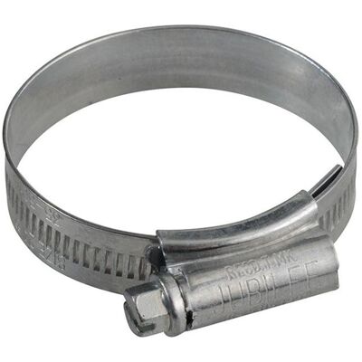 Jubilee Zinc Plated Hose Clip in Metallic Silver Metallic Silver Jubilee Zinc Plated Hose Clip in Metallic Silver Metallic Silver