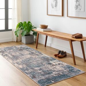 Livabliss Abstract Modern Marble Noa Area Rug in Blue Size: 80 cm x 220 cm Blue 80 cm x 220 cm Livabliss Abstract Modern Marble Noa Area Rug in Blue Size: 80 cm x 220 cm Blue 80 cm x 220 cm
