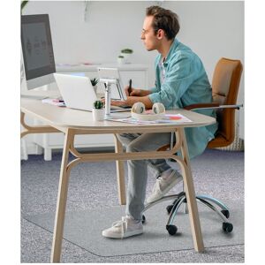 floortex BioPVC Non-Slip Transparent Chair Mat - Rectangular, 90 x 120cm, for Low Pile Carpets in Clear Size: 1 Pack Clear 1 Pack floortex BioPVC Non-Slip Transparent Chair Mat - Rectangular, 90 x 120cm, for Low Pile Carpets in Clear Size: 1 Pack Clear 1 Pack