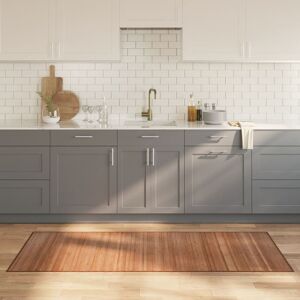 Berkfield Home Rug Rectangular Natural80x200 cm Bamboo in Brown Size: Medium Brown Medium Berkfield Home Rug Rectangular Natural80x200 cm Bamboo in Brown Size: Medium Brown Medium