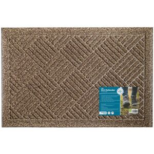 JVL Dirt Defender Scraper Doormat 40x60cm Square Beige Size: 40 cm x 60 cm Beige 40 cm x 60 cm JVL Dirt Defender Scraper Doormat 40x60cm Square Beige Size: 40 cm x 60 cm Beige 40 cm x 60 cm