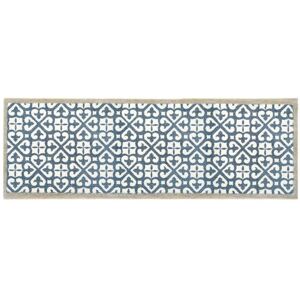 My Mat Washable Nylon Harlequin Tile Blue Indoor Mat in Mid Blue Size: 50 cm x 150 cm Mid Blue 50 cm x 150 cm My Mat Washable Nylon Harlequin Tile Blue Indoor Mat in Mid Blue Size: 50 cm x 150 cm Mid Blue 50 cm x 150 cm