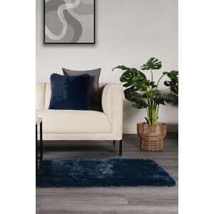 OHS Fluffy Rug Anti-Slip Plain Shaggy Floor Mat in Navy Size: 80 cm x 150 cm Navy 80 cm x 150 cm OHS Fluffy Rug Anti-Slip Plain Shaggy Floor Mat in Navy Size: 80 cm x 150 cm Navy 80 cm x 150 cm