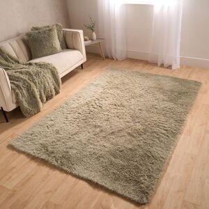 OHS Fluffy Rug Anti-Slip Plain Shaggy Floor Mat in Green Size: 80 cm x 150 cm Green 80 cm x 150 cm OHS Fluffy Rug Anti-Slip Plain Shaggy Floor Mat in Green Size: 80 cm x 150 cm Green 80 cm x 150 cm