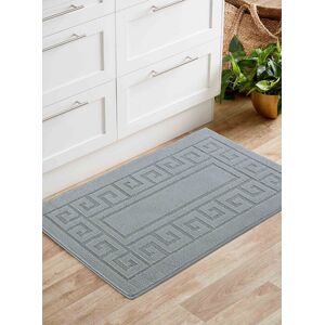 Desire Rugs Ivy Anti-Slip Greek Key Design Doormat - Machine Washable for Easy Care in Dark Grey Size: 50 cm x 80 cm Dark Grey 50 cm x 80 cm Desire Rugs Ivy Anti-Slip Greek Key Design Doormat - Machine Washable for Easy Care in Dark Grey Size: 50 cm x 80 cm Dark Grey 50 cm x 80 cm