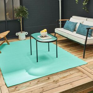 THE RUGS Outdoor Rug - Easy to Clean Reversible Waterproof Plastic Outdoor Rugs for Garden Patio Balcony Camping - Plain Urban 1000 Turquoise Turquoise 120 cm x 160 cm THE RUGS Outdoor Rug - Easy to Clean Reversible Waterproof Plastic Outdoor Rugs for Garden Patio Balcony Camping - Plain Urban 1000 Turquoise Turquoise 120 cm x 160 cm