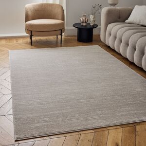 THE RUGS Carmel Modern Area Rug & Runner Striped Design Stain Resistant in Beige Size: 200 cm x 290 cm Beige 200 cm x 290 cm THE RUGS Carmel Modern Area Rug & Runner Striped Design Stain Resistant in Beige Size: 200 cm x 290 cm Beige 200 cm x 290 cm