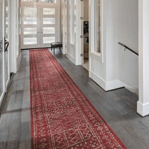 runrug Long Hallway Carpet Runner - Afrikans, Red Size: 60 cm x 330 cm Red 60 cm x 330 cm runrug Long Hallway Carpet Runner - Afrikans, Red Size: 60 cm x 330 cm Red 60 cm x 330 cm