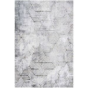 Kukoon Grey Gold Distressed Abstract Geometric Motif Rug in Metallic Gold Size: 60 cm x 110 cm Metallic Gold 60 cm x 110 cm Kukoon Grey Gold Distressed Abstract Geometric Motif Rug in Metallic Gold Size: 60 cm x 110 cm Metallic Gold 60 cm x 110 cm