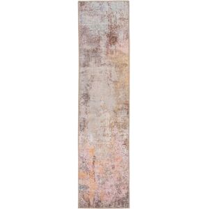 Kukoon Beige Metalic Distressed Hallway Runner Rug Non Slip & Washable in Rose Gold Size: 60 cm x 240 cm Rose Gold 60 cm x 240 cm Kukoon Beige Metalic Distressed Hallway Runner Rug Non Slip & Washable in Rose Gold Size: 60 cm x 240 cm Rose Gold 60 cm x 240 cm