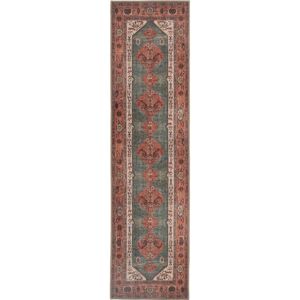 Kukoon Terracotta Traditonal Distressed Hallway Runner Rug Non Slip & Washable in Fawn Size: 60 cm x 240 cm Fawn 60 cm x 240 cm Kukoon Terracotta Traditonal Distressed Hallway Runner Rug Non Slip & Washable in Fawn Size: 60 cm x 240 cm Fawn 60 cm x 240 cm