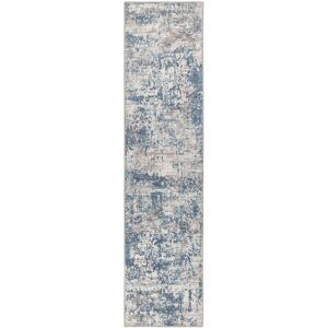 Kukoon Beige Traditional Distressed Hallway Runner Rug Non Slip & Washable in Cobalt Size: 60 cm x 240 cm Cobalt 60 cm x 240 cm Kukoon Beige Traditional Distressed Hallway Runner Rug Non Slip & Washable in Cobalt Size: 60 cm x 240 cm Cobalt 60 cm x 240 cm