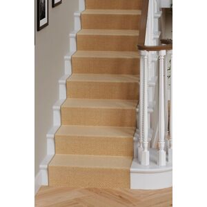 Kukoon Beige Natural Jute Soft Cotton Border Non-Slip Stair Carpet Long Runner Rug Size: 60 cm x 600 cm Natural 60 cm x 600 cm Kukoon Beige Natural Jute Soft Cotton Border Non-Slip Stair Carpet Long Runner Rug Size: 60 cm x 600 cm Natural 60 cm x 600 cm