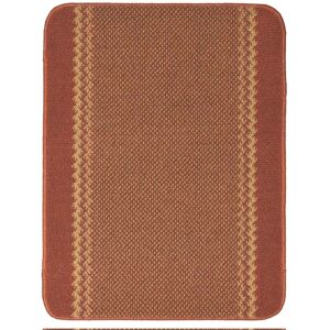 THE RUGS Washable Designer Rugs & Mats Lined Bordered Design in Terra 116T in Red Size: 67 cm x 100 cm Red 67 cm x 100 cm THE RUGS Washable Designer Rugs & Mats Lined Bordered Design in Terra 116T in Red Size: 67 cm x 100 cm Red 67 cm x 100 cm