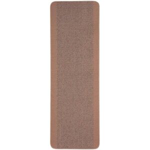 THE RUGS Washable Designer Rugs & Mats Bordered Design in Beige 110B Size: 67 cm x 200 cm Beige 67 cm x 200 cm THE RUGS Washable Designer Rugs & Mats Bordered Design in Beige 110B Size: 67 cm x 200 cm Beige 67 cm x 200 cm