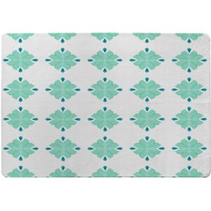 Benjamin Tate Design Green Uncommon Boho Chic Summer Design Rug in Natural Size: Large Natural Large Benjamin Tate Design Green Uncommon Boho Chic Summer Design Rug in Natural Size: Large Natural Large