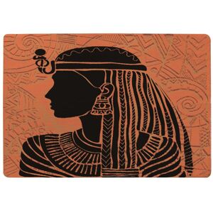 Benjamin Tate Design Egyptian Women On Orange Rug in Natural Size: Large Natural Large Benjamin Tate Design Egyptian Women On Orange Rug in Natural Size: Large Natural Large