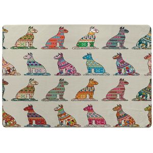 Benjamin Tate Design Egyptian Cats Rug in Natural Size: Large Natural Large Benjamin Tate Design Egyptian Cats Rug in Natural Size: Large Natural Large