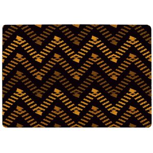 Benjamin Tate Design Freehand Horizontal Zigzag Chevron Stripes Boho Chic Rug in Natural Size: Large Natural Large Benjamin Tate Design Freehand Horizontal Zigzag Chevron Stripes Boho Chic Rug in Natural Size: Large Natural Large