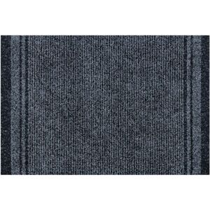 RugsX Malaga Doormat in Grey Size: 66 cm x 480 cm Grey 66 cm x 480 cm RugsX Malaga Doormat in Grey Size: 66 cm x 480 cm Grey 66 cm x 480 cm