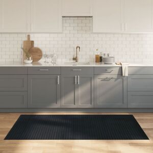 Berkfield Home Rug Rectangular Grey 100x200 cm Bamboo Size: Medium Grey Medium Berkfield Home Rug Rectangular Grey 100x200 cm Bamboo Size: Medium Grey Medium