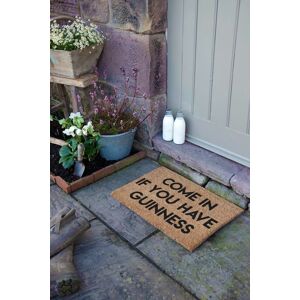 Artsy Mats Come in if You Have Guinness Doormat in Black Size: 40 cm x 60 cm Black 40 cm x 60 cm Artsy Mats Come in if You Have Guinness Doormat in Black Size: 40 cm x 60 cm Black 40 cm x 60 cm