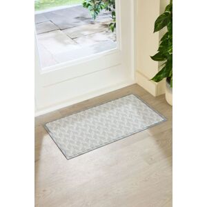 Artsy Mats Leaf Chevron Sage Green Indoor Outdoor Doormat (70 x 40cm) in Beige Size: 40 cm x 70 cm Beige 40 cm x 70 cm Artsy Mats Leaf Chevron Sage Green Indoor Outdoor Doormat (70 x 40cm) in Beige Size: 40 cm x 70 cm Beige 40 cm x 70 cm