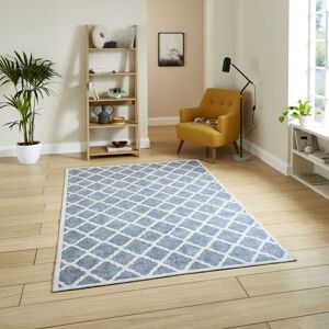 The Rug Shop UK Grey Modern Geometric 2mm Thick Stain-Resistant Easy to Clean Rug Size: 76 cm x 150 cm Grey 76 cm x 150 cm The Rug Shop UK Grey Modern Geometric 2mm Thick Stain-Resistant Easy to Clean Rug Size: 76 cm x 150 cm Grey 76 cm x 150 cm