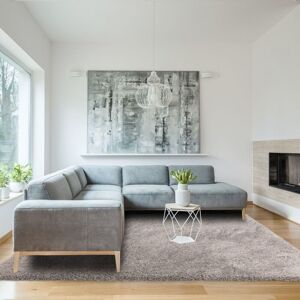 The Rug Shop UK Modern Shaggy Easy To Clean Stain-Resistant Area Rug in Grey Size: 160 cm x 230 cm Grey 160 cm x 230 cm The Rug Shop UK Modern Shaggy Easy To Clean Stain-Resistant Area Rug in Grey Size: 160 cm x 230 cm Grey 160 cm x 230 cm