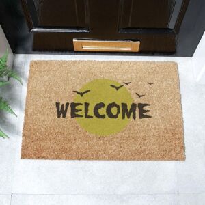 Artsy Mats Halloween Welcome Bats Doormat (60 x 40cm) in Brown Size: 40 cm x 60 cm Brown 40 cm x 60 cm Artsy Mats Halloween Welcome Bats Doormat (60 x 40cm) in Brown Size: 40 cm x 60 cm Brown 40 cm x 60 cm