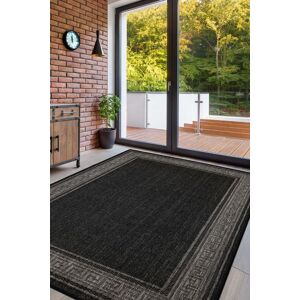 The Rug Shop UK Black Modern Easy to clean Machine Made Plain Border Area Rug Size: 80 cm x 150 cm Black 80 cm x 150 cm The Rug Shop UK Black Modern Easy to clean Machine Made Plain Border Area Rug Size: 80 cm x 150 cm Black 80 cm x 150 cm