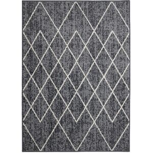 The Rug Shop UK Grey Modern Contemporary Geometric Easy to Clean Stain-Resistant Rug Size: 80 cm x 150 cm Grey 80 cm x 150 cm The Rug Shop UK Grey Modern Contemporary Geometric Easy to Clean Stain-Resistant Rug Size: 80 cm x 150 cm Grey 80 cm x 150 cm