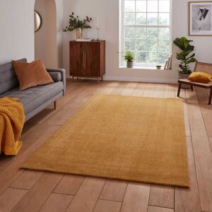 The Rug Shop UK Modern Plain Shaggy Easy To Clean Stain-Resistant Area Rug in Yellow Size: 60 cm x 115 cm Yellow 60 cm x 115 cm The Rug Shop UK Modern Plain Shaggy Easy To Clean Stain-Resistant Area Rug in Yellow Size: 60 cm x 115 cm Yellow 60 cm x 115 cm