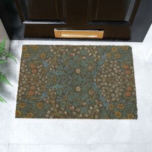 Artsy Mats William Morris Tulips Doormat (60 x 40cm) in Brown Size: 40 cm x 60 cm Brown 40 cm x 60 cm Artsy Mats William Morris Tulips Doormat (60 x 40cm) in Brown Size: 40 cm x 60 cm Brown 40 cm x 60 cm