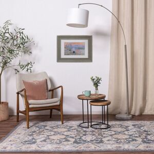 The Rug Shop UK Silver Traditional Persian Easy to clean Machine Made Abstract Rug Size: 160 cm x 230 cm Silver 160 cm x 230 cm The Rug Shop UK Silver Traditional Persian Easy to clean Machine Made Abstract Rug Size: 160 cm x 230 cm Silver 160 cm x 230 cm