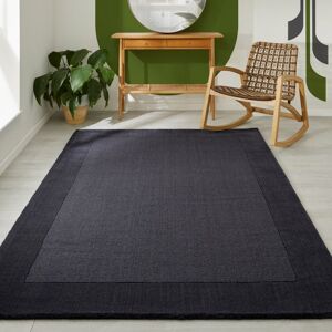 The Rug Shop UK Charcoal Handmade Luxurious Easy to clean Plain Border Area Rug Size: 120 cm x 170 cm Charcoal 120 cm x 170 cm The Rug Shop UK Charcoal Handmade Luxurious Easy to clean Plain Border Area Rug Size: 120 cm x 170 cm Charcoal 120 cm x 170 cm