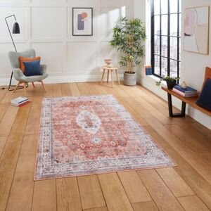 The Rug Shop UK Orange Traditional Easy to clean Machine Made Geometric Area Rug Size: 120 cm x 170 cm Orange 120 cm x 170 cm The Rug Shop UK Orange Traditional Easy to clean Machine Made Geometric Area Rug Size: 120 cm x 170 cm Orange 120 cm x 170 cm