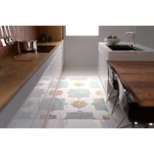 Artsy Mats Moorish Vinyl Floor Mat 100x147cm Size: Medium Multicolor Medium Artsy Mats Moorish Vinyl Floor Mat 100x147cm Size: Medium Multicolor Medium