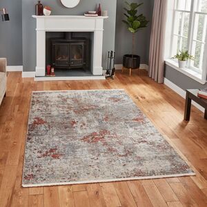 The Rug Shop UK Grey Traditional Easy to clean Machine Made Abstract Area Rug Size: 160 cm x 220 cm Grey 160 cm x 220 cm The Rug Shop UK Grey Traditional Easy to clean Machine Made Abstract Area Rug Size: 160 cm x 220 cm Grey 160 cm x 220 cm