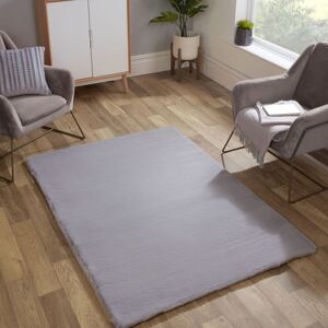 The Rug Shop UK Silver Modern Plain Easy to clean Machine Made Plain Area Rug Size: 60 cm x 110 cm Silver 60 cm x 110 cm The Rug Shop UK Silver Modern Plain Easy to clean Machine Made Plain Area Rug Size: 60 cm x 110 cm Silver 60 cm x 110 cm
