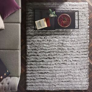 The Rug Shop UK Silver Handmade Modern Plain Polyester Striped Easy To Clean Area Rug Size: 160 cm x 230 cm Silver 160 cm x 230 cm The Rug Shop UK Silver Handmade Modern Plain Polyester Striped Easy To Clean Area Rug Size: 160 cm x 230 cm Silver 160 cm x 230 cm