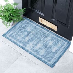 Artsy Mats Faded Blue Persian Style Indoor & Outdoor Doormat - 70x40cm Size: 40 cm x 70 cm Blue 40 cm x 70 cm Artsy Mats Faded Blue Persian Style Indoor & Outdoor Doormat - 70x40cm Size: 40 cm x 70 cm Blue 40 cm x 70 cm